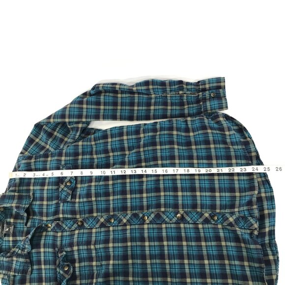 Eddie Bauer Classic Fit Button Up Shirt Women's Small Plaid 100% Cotton Outdoor - Picture 9 of 12